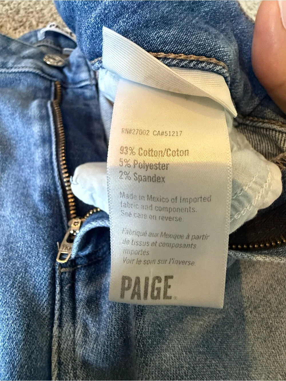 PAIGE denim faded